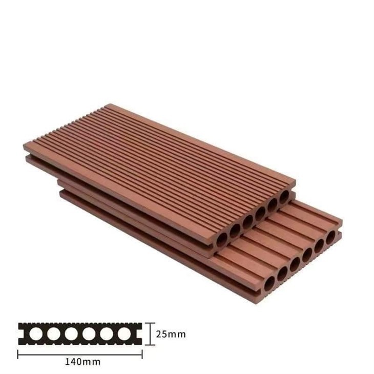 3D Embossed Flooring Wpc Composite Decking