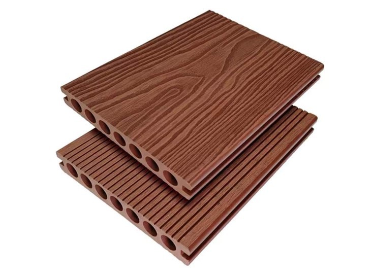 3D Embossed Flooring Wpc Composite Decking