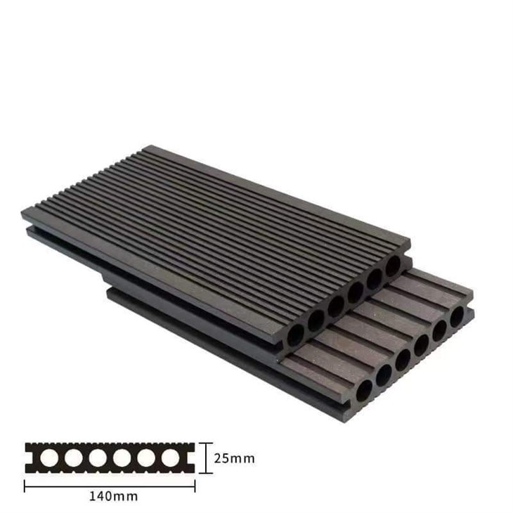 3D Embossed Flooring Wpc Composite Decking
