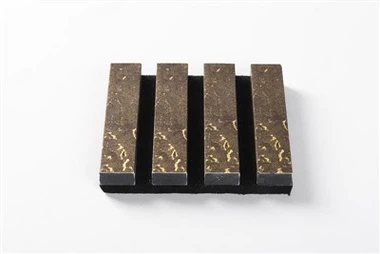 PVC forma slat pannell tal-ħajt akustiku